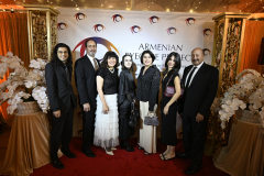 The Tusan family and guests