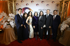 The Vanitzian family and guests